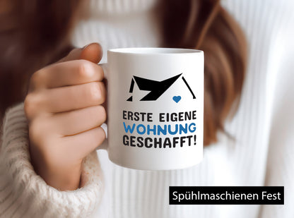 Erste eigene Wohnung | Umzug Tasse Eigenheim Auszug Geschenk Humor Geschenkidee