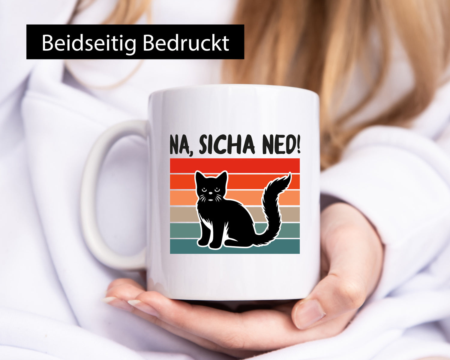 Na sicher ned | Katze Faule Katzenliebhaber Geschenk Tierliebhaber Humor