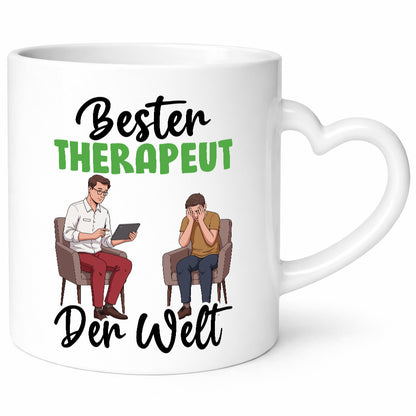 Bester Therapeut | Psychotherapie Therapie v2 Humor Geschenkidee Tasse