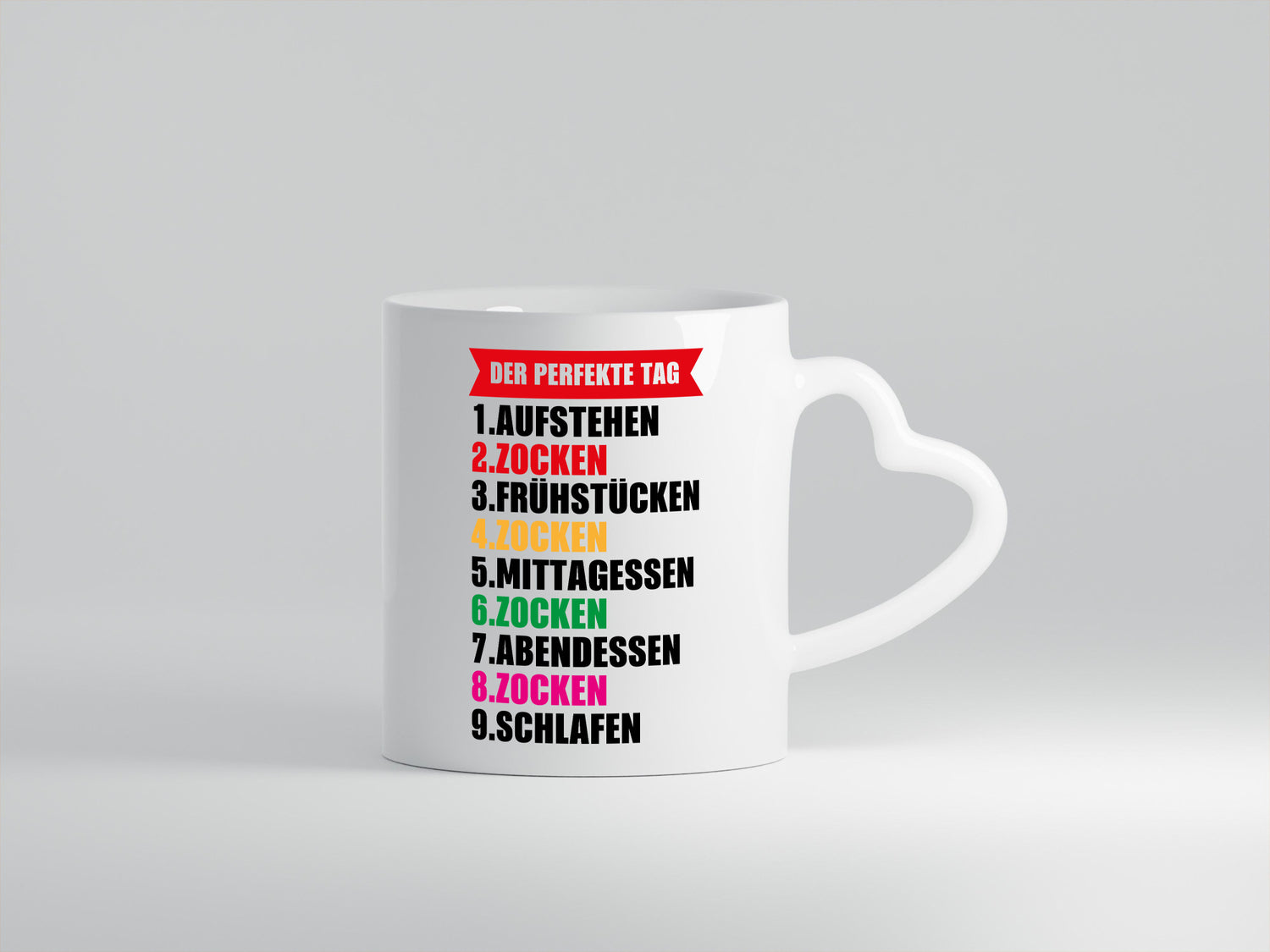 Perfekter Zocker Tag lustiger Spruch Geschenk Humor Geschenkidee Tasse