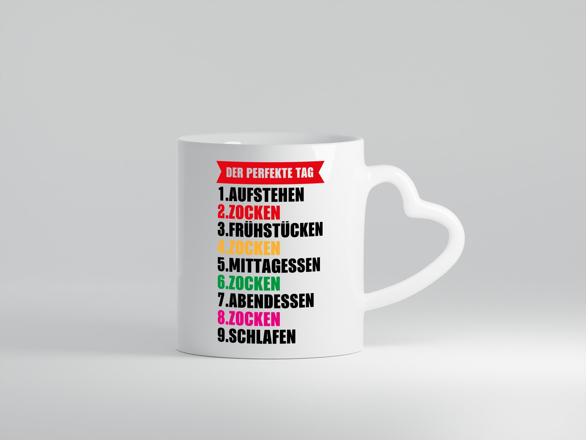 Perfekter Zocker Tag lustiger Spruch Geschenk Humor Geschenkidee Tasse