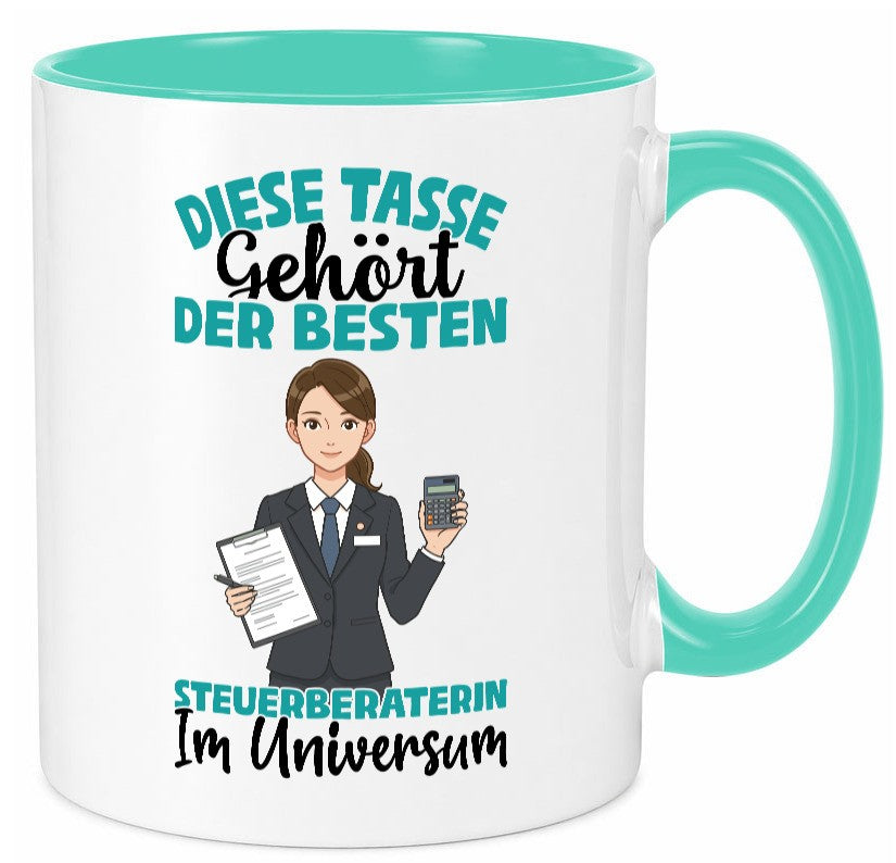 Im Universum: Steuerberaterin | Steuer Beratung Geschenkidee Humor Tasse