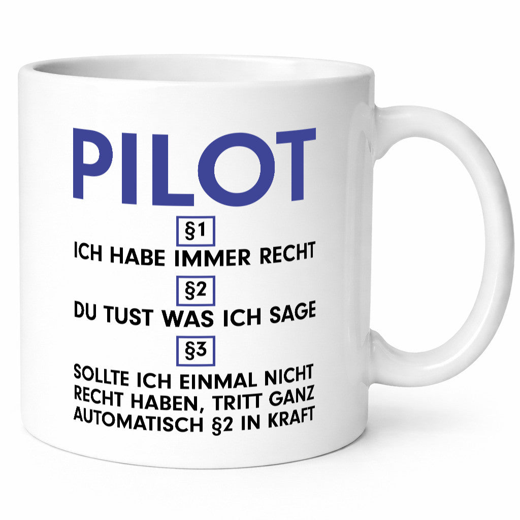 Ich habe immer Recht Pilot | Flugzeug Piloten v2 Geschenk Humor Geschenkidee