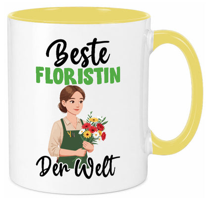 Beste Floristin | Blumen VerkÃƒÂ¤uferin Humor Geschenkidee Tasse