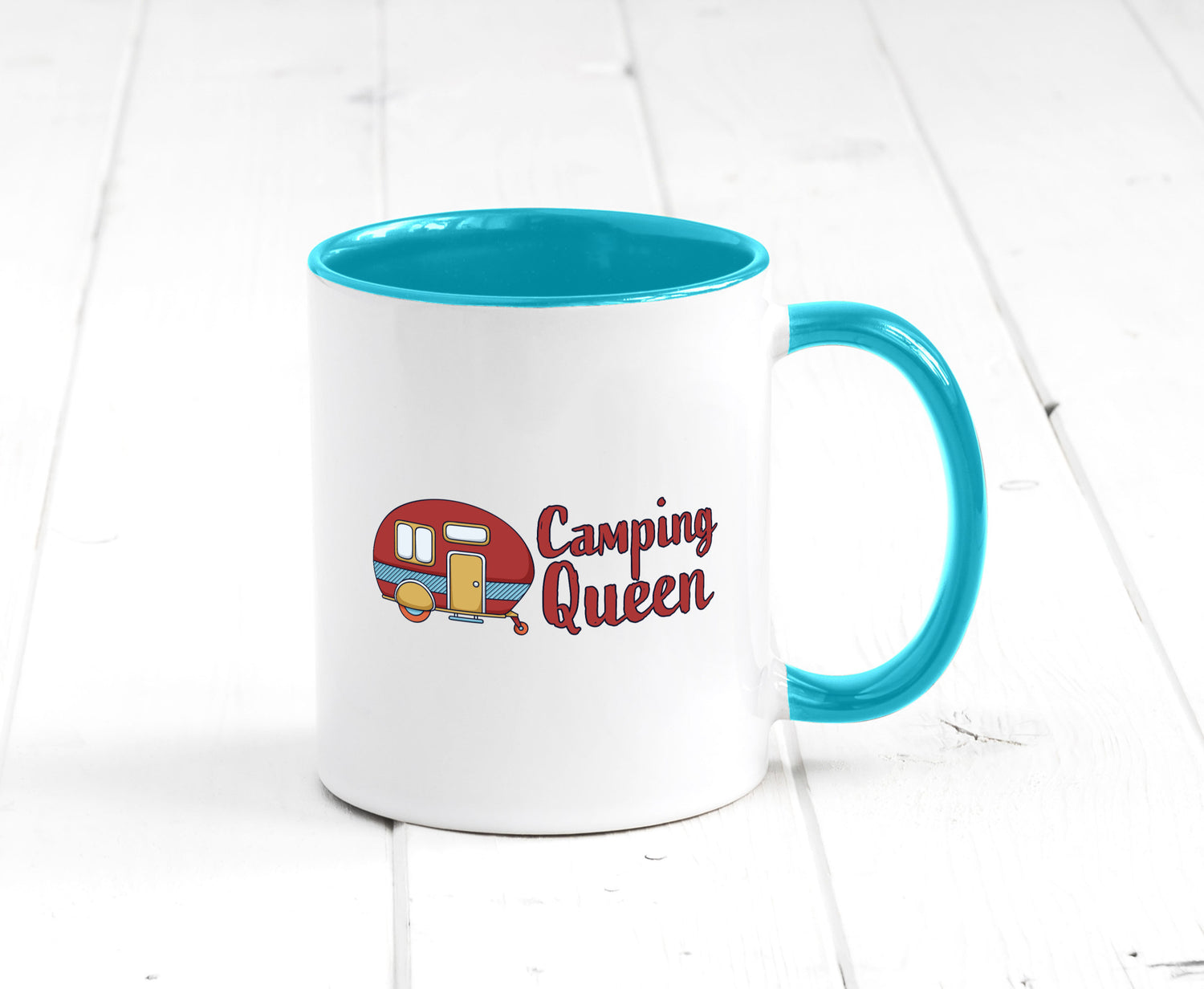 Camping Queen | Wohnanhänger Geschenk Humor Geschenkidee lustiger Spruch Tasse