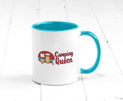 Camping Queen | Wohnanhänger Geschenk Humor Geschenkidee lustiger Spruch Tasse