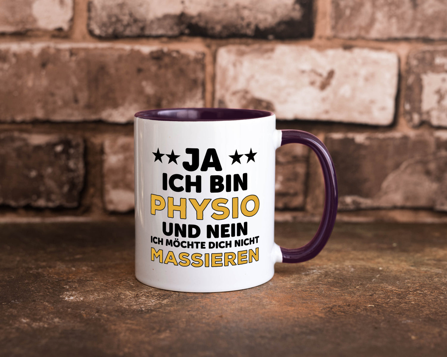 Ich bin Physio | lustige Spruch Tasse Physiotherapeut Geschenkidee Humor