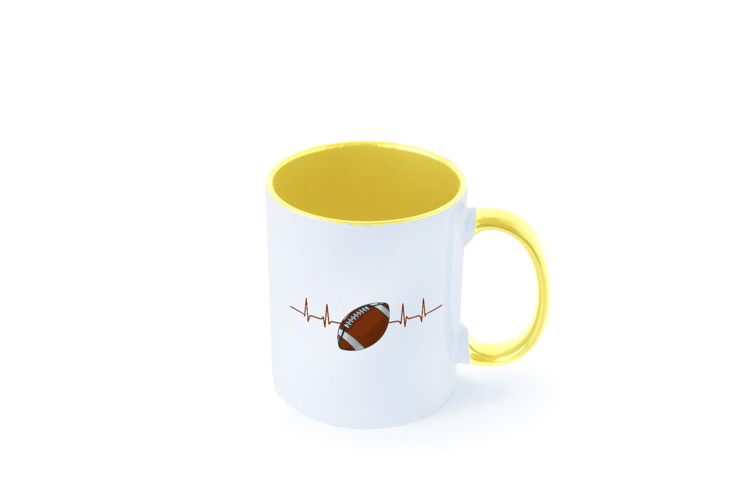 American Football Herzschlag | Footballer Superbowl Humor Geschenkidee Tasse