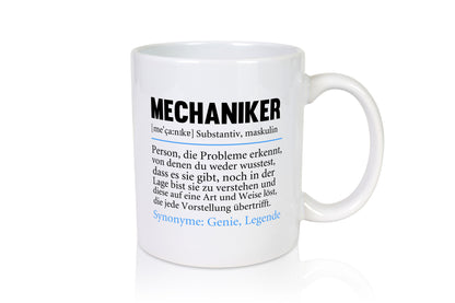 Mechaniker | Spruch KFZ Beruf Werkstatt v2 lustig Arbeit Kollegen Büro Geschenk