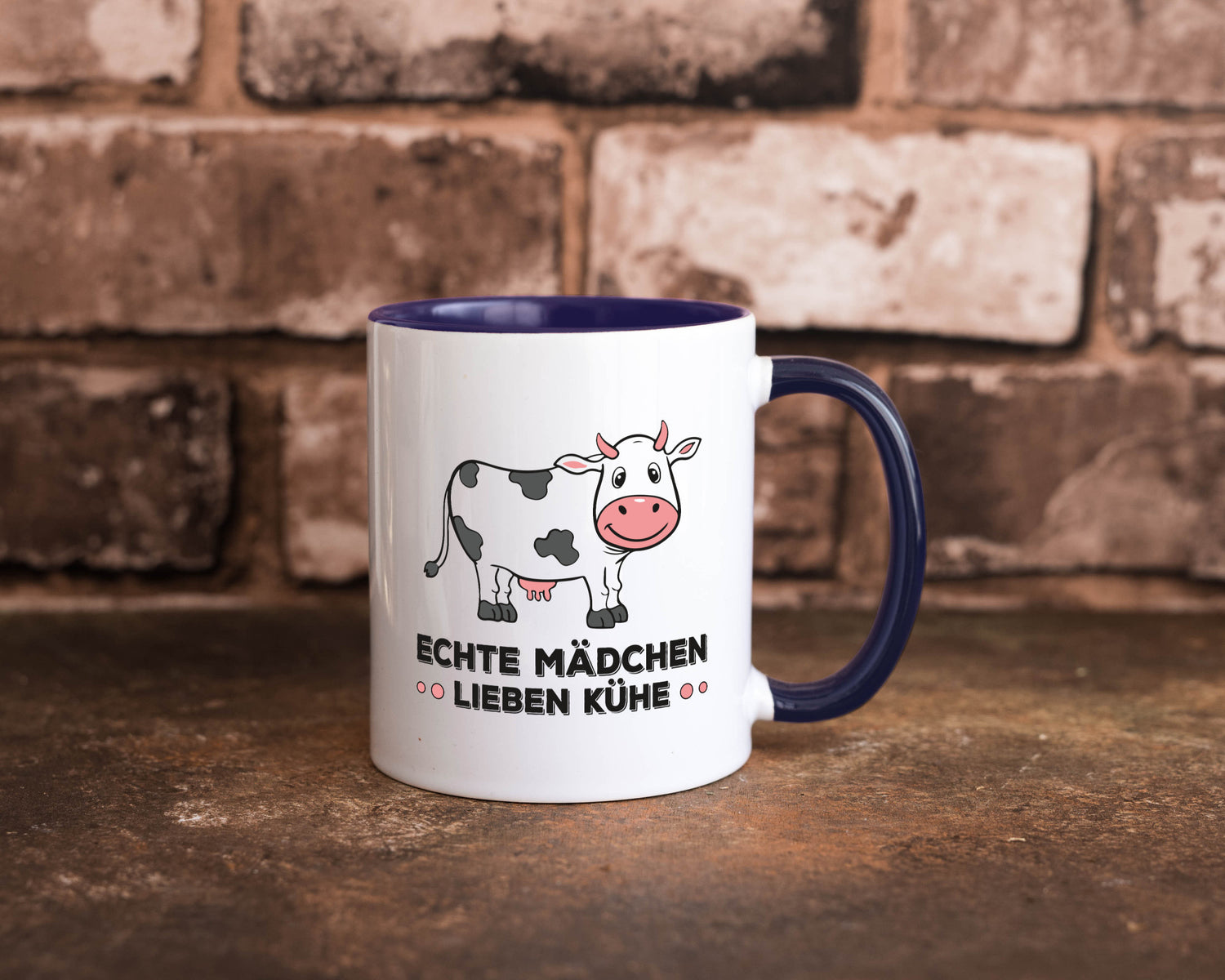 Echte mädchen lieben Kühe | Farm Farmer Bauer lustiger Spruch Geschenk Humor