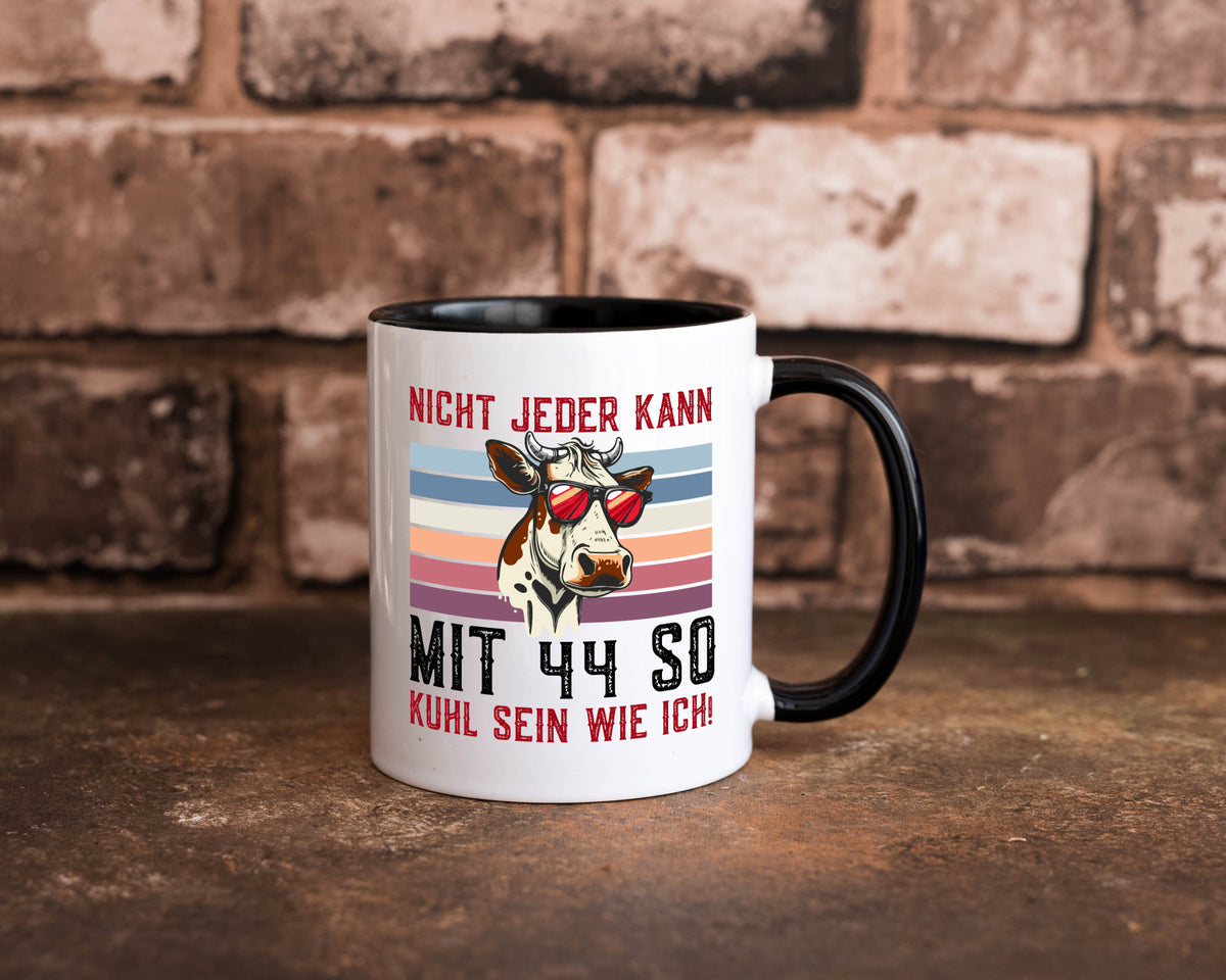 Mit 44 so gut aussehen | 44. Geburtstag Landwirt Bauer v2 lustig Geschenkidee Tasse