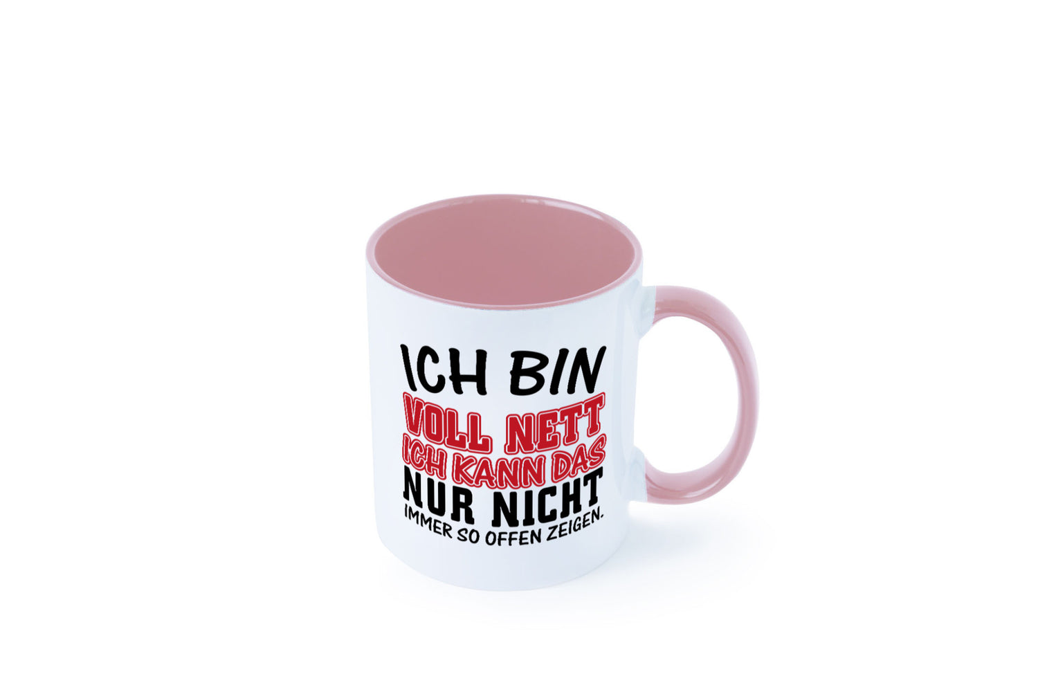 Ich bin voll nett Geschenkidee Humor Tasse