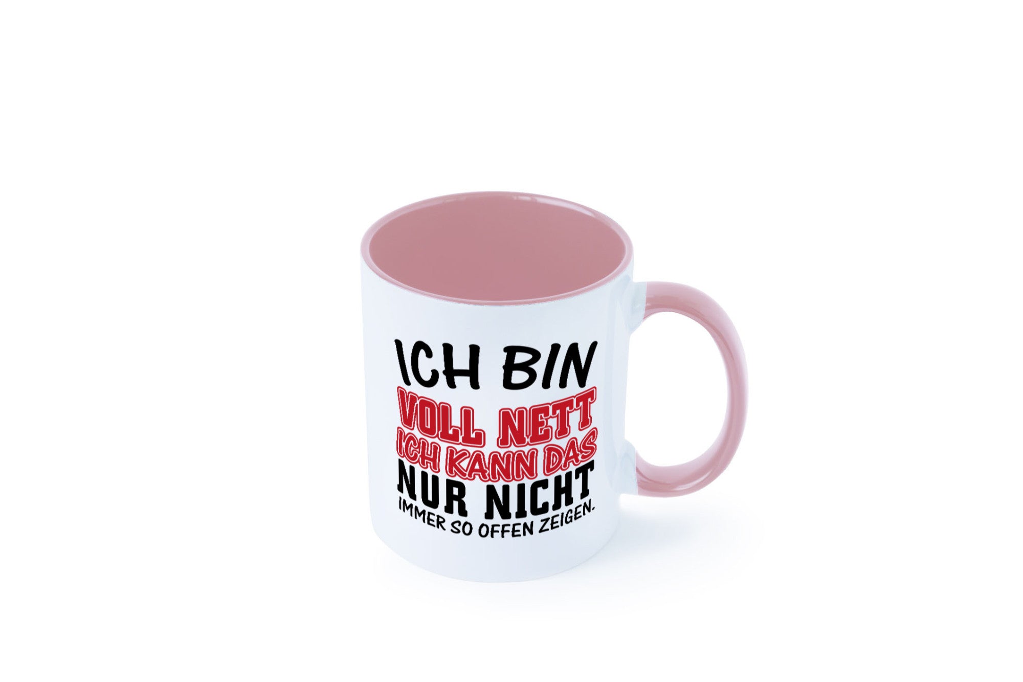 Ich bin voll nett Geschenkidee Humor Tasse