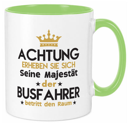 Seine Majestät Busfahrer | Berufsfahrer Fahrer lustig Arbeit Kollegen Büro Tasse