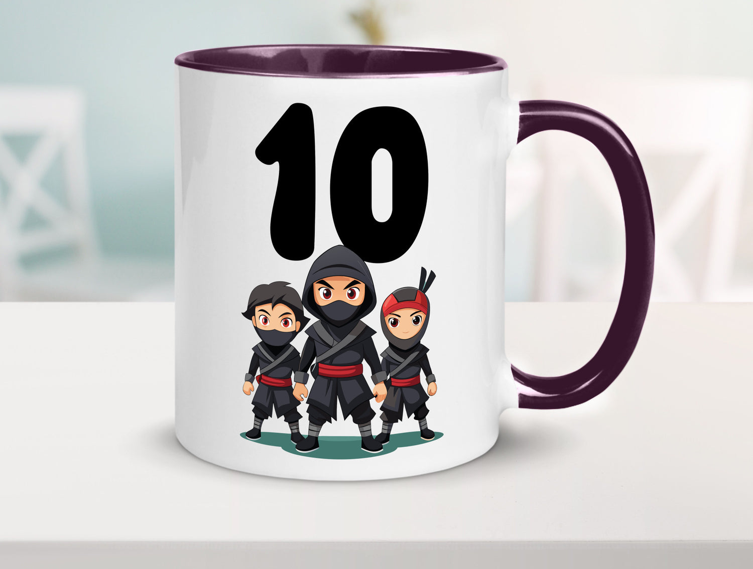 10. Geburtstag | 10 Jahre Ninja Humor Geschenkidee Tasse