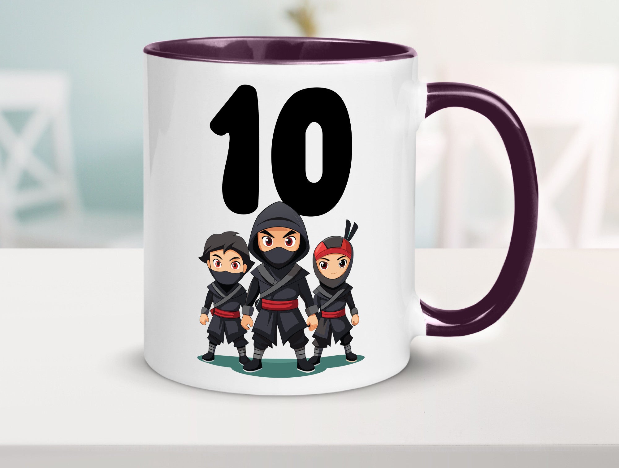 10. Geburtstag | 10 Jahre Ninja Humor Geschenkidee Tasse