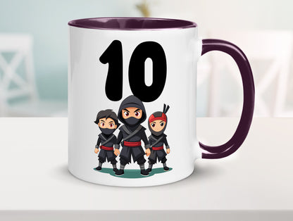10. Geburtstag | 10 Jahre Ninja Humor Geschenkidee Tasse