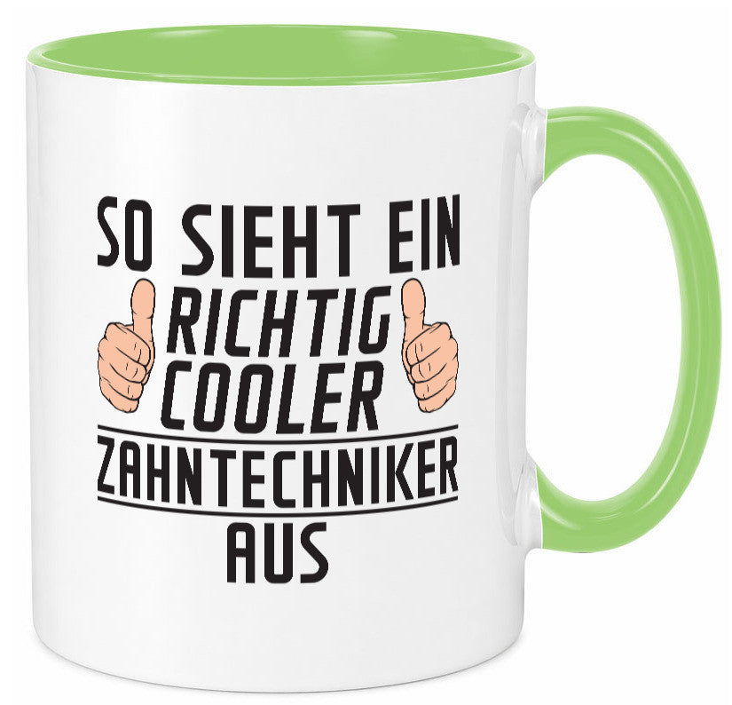 Richtig Cooler Zahntechniker | Zahnmedizin Geschenkidee Humor Tasse