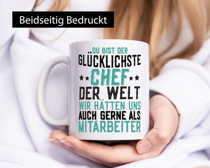 Glücklichste Chef der Welt | Lieblingskollege Mitarbeiter Geschenkidee Arbeit