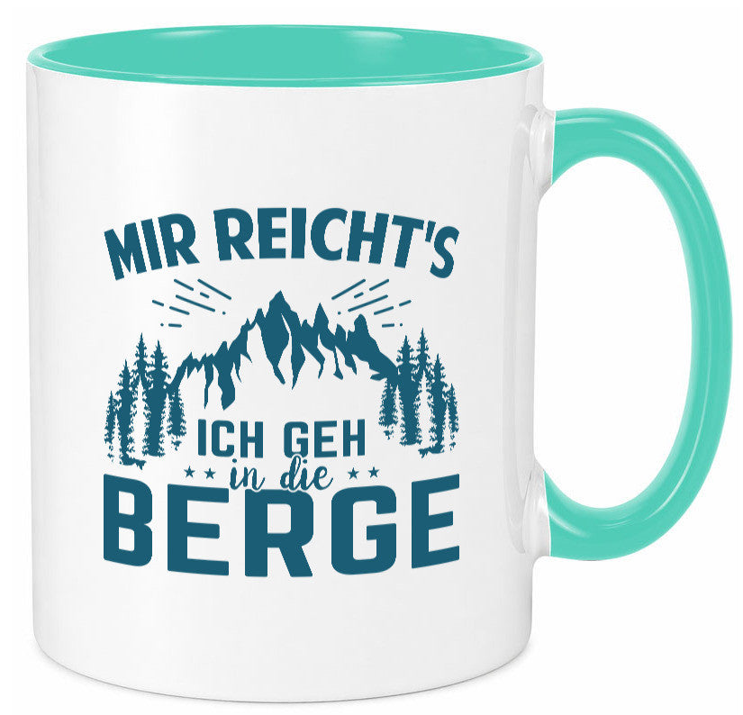 Ich geh in die Berge | Bäume lustig Humor Geschenkidee Geschenk Tasse