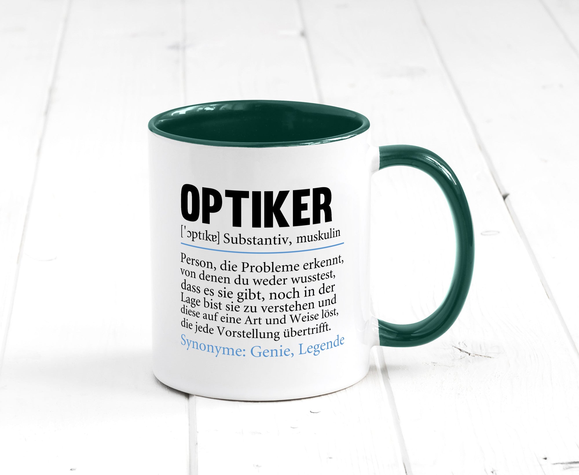 Optiker | Spruch Augenoptiker Beruf Humor v2 lustiger Geschenk Arbeit Kollegen