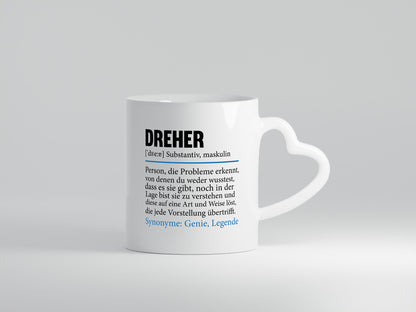 Dreher Humor | Fräser Zerspannungsmechaniker Geschenkidee Tasse