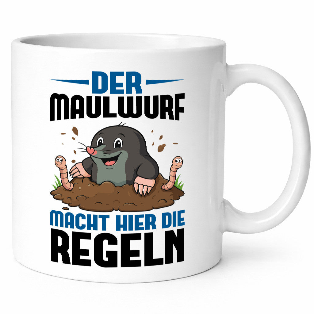 Der Maulwurf macht hier die Regeln | Gärtner Geschenk Humor Geschenkidee