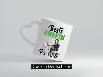 Beste Chefin | Führungskraft Vorgesetzte v2 lustiger Spruch Geschenk Arbeit