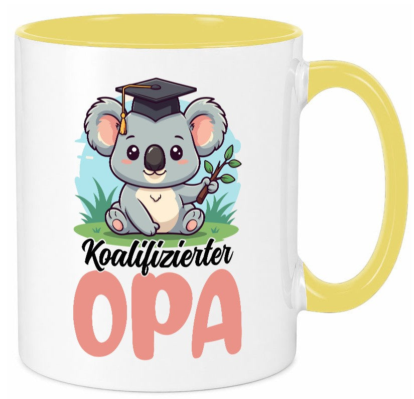 Koalifizierter Opa | Großvater Enkel Familie Humor Geschenkidee Tasse