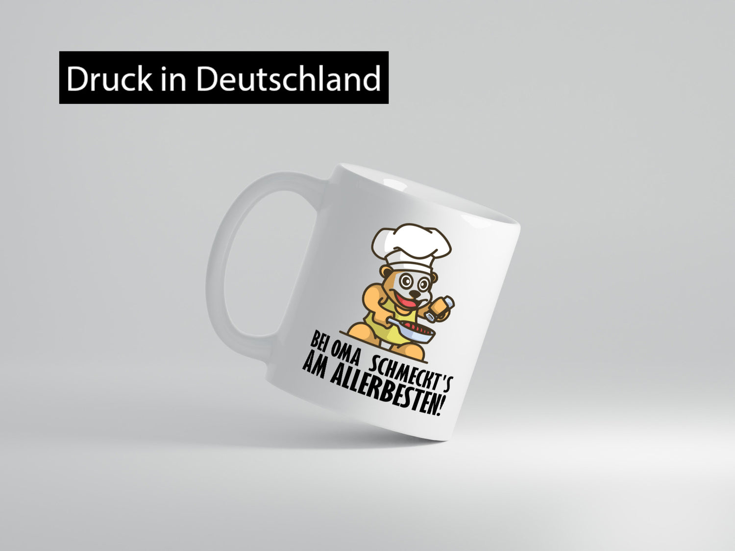 Omas Essen schmeckt lustig Familie Geschenkidee Geschenk Tasse