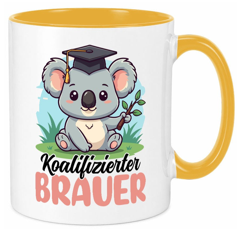 Koalifizierter Brauer | Bier Brauerei lustig Humor Geschenkidee Geschenk Tasse