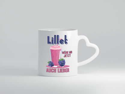 Lillet wäre mir jetzt lieber | Trinken Freunde Humor Geschenkidee Tasse