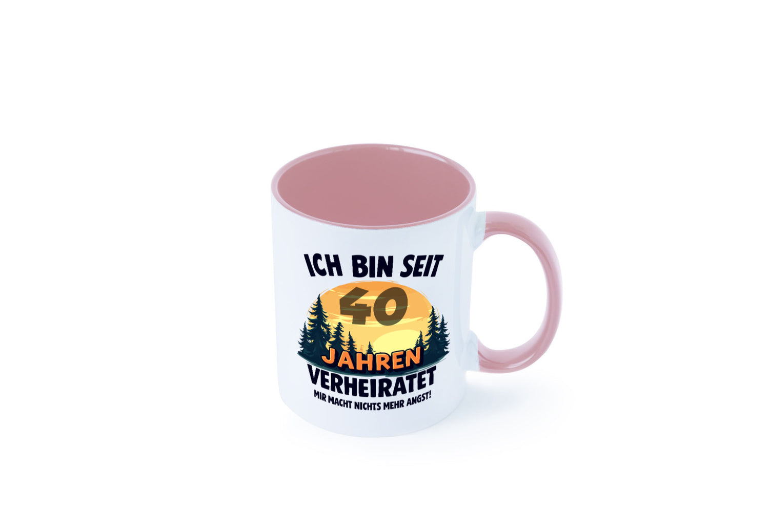 Ich bin Verheiratet | 40. Hochzeitstag Ehepaar v2 Humor Geschenkidee Tasse