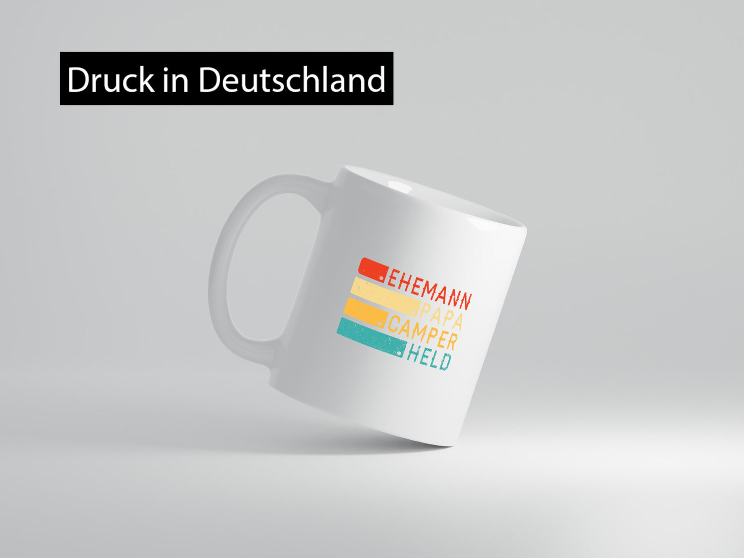 Ehemann | Papa Camper Held Camping Natur Humor Geschenkidee Tasse