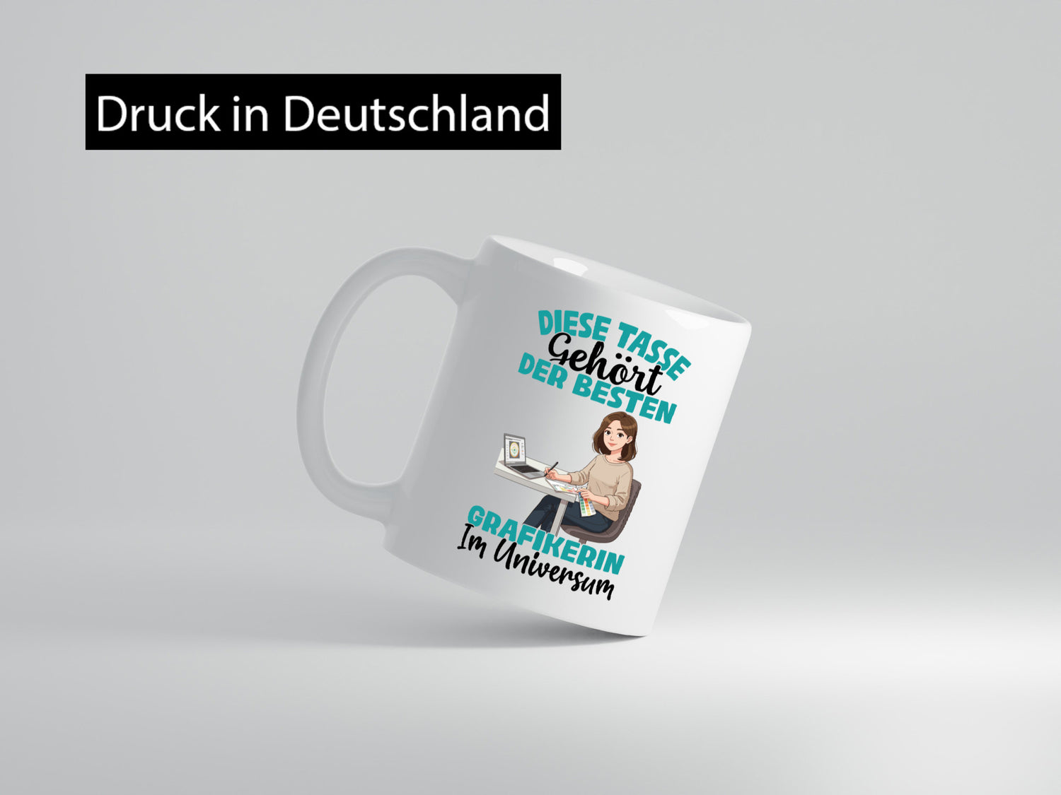 Im Universum: Grafikerin | Grafik Design Geschenk Humor Geschenkidee lustiger