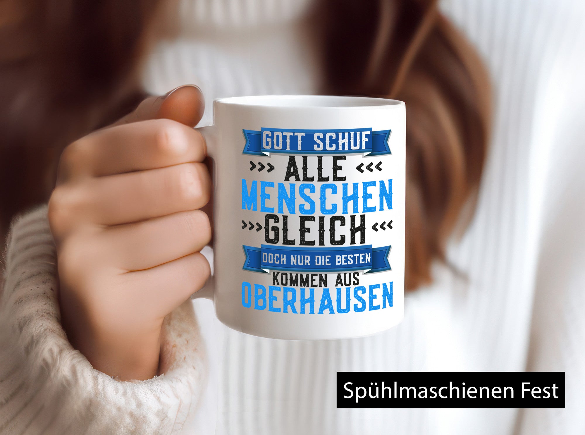 Gott schuf alle Gleich | Oberhausen Die besten Geschenk Humor Geschenkidee
