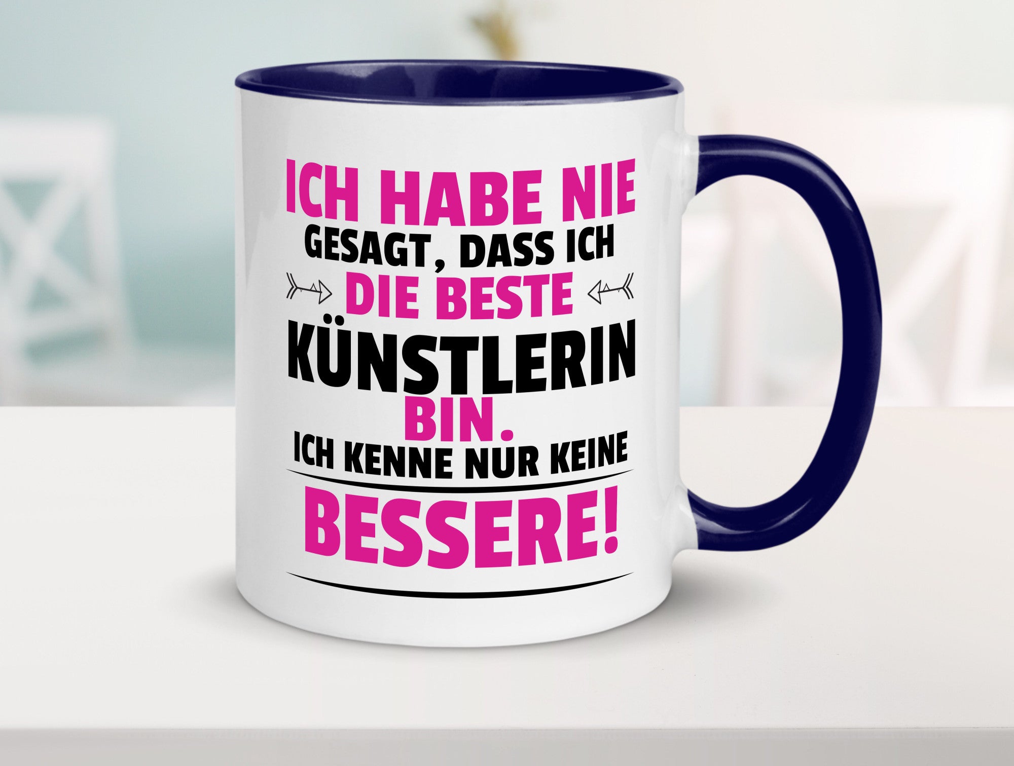 Die Beste Künstlerin| Spruch lustig | Kunst Geschenk Humor Geschenkidee
