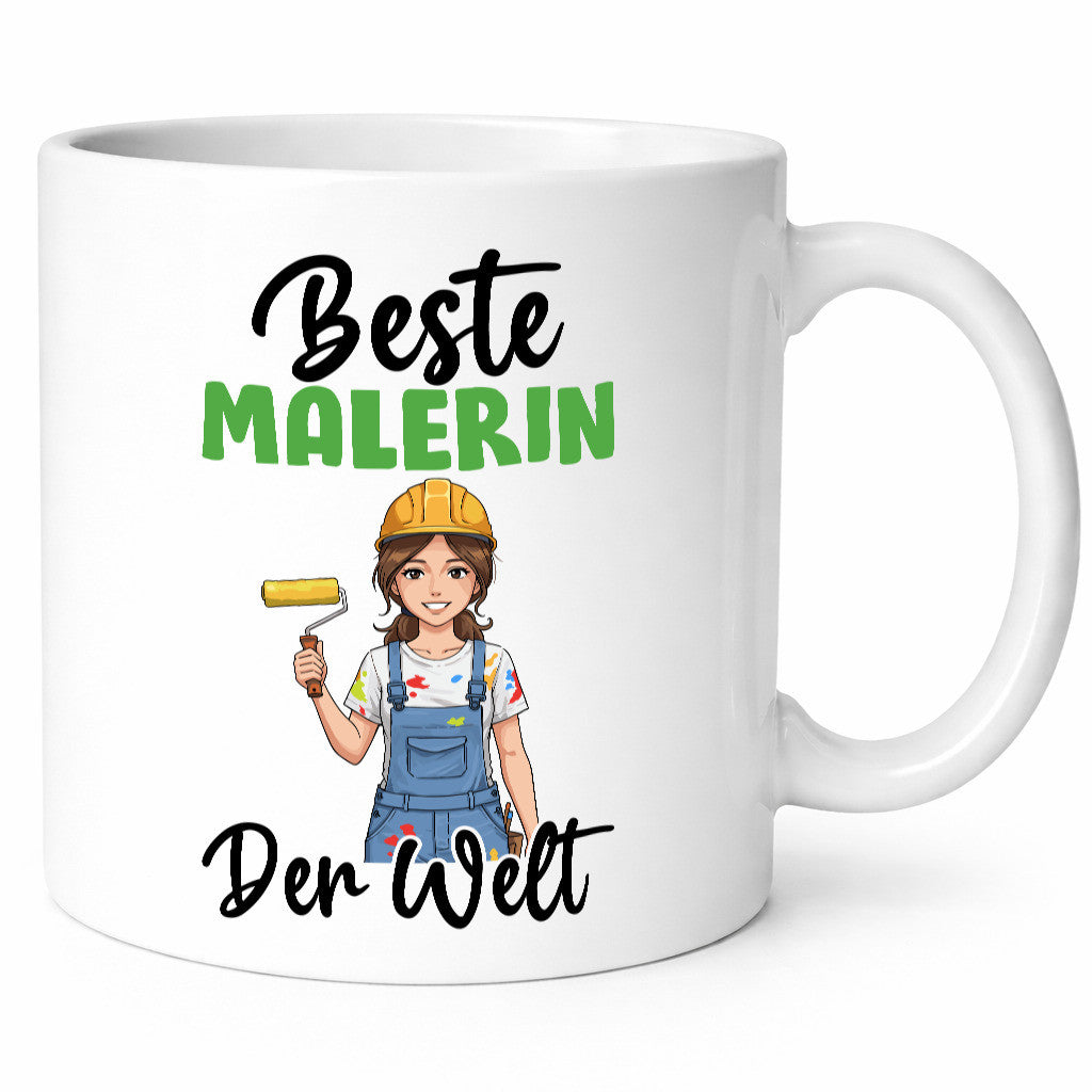 Beste Malerin | Malerinnen v2 Geschenk Humor Geschenkidee lustiger Spruch Tasse