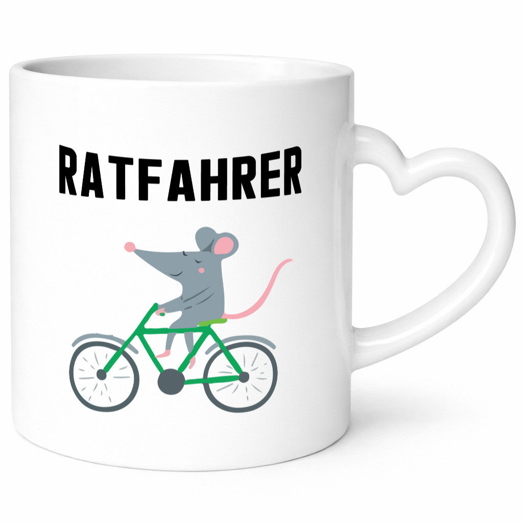 Ratfahrer Motiv | Radfahrer Tasse Ratte lustig Geschenkidee Humor