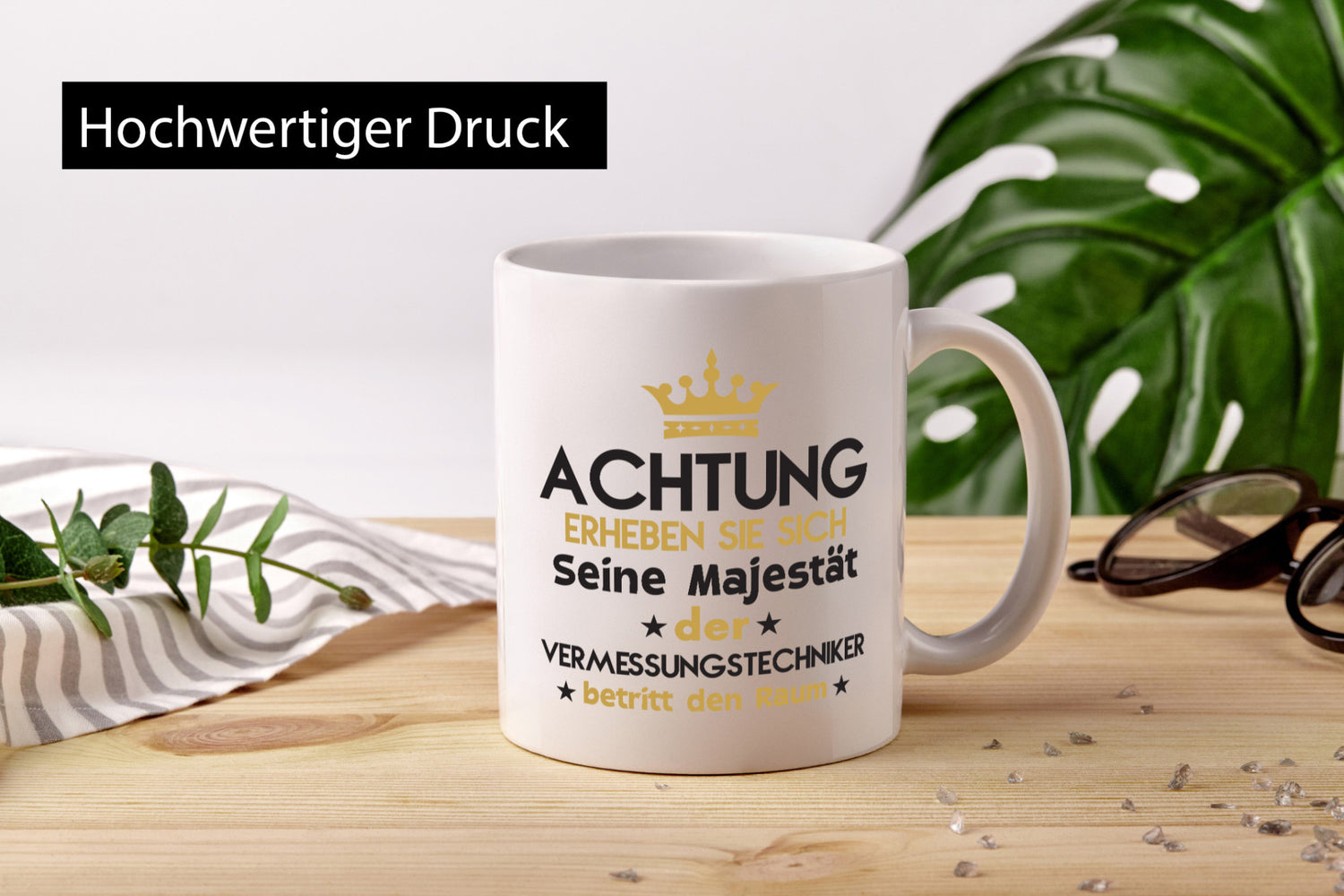 Seine Majestät Vermessungstechniker | Techniker Humor Geschenkidee Tasse