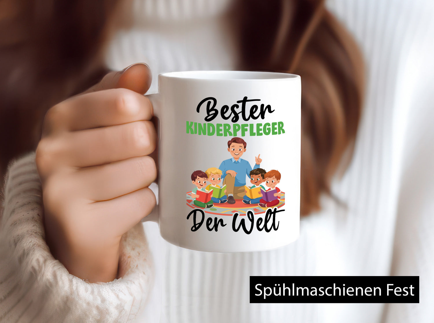 Bester Kinderpfleger | Pfleger Kinder Humor Geschenkidee Tasse