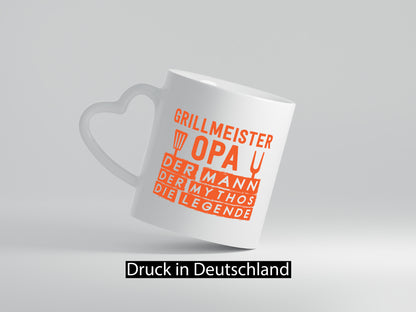 Grillmeister, Opa, Mann, Mythos, Legende | Grillbesteck Geschenk Familie