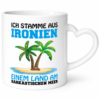 Am Sarkastischen Meer Geschenkidee Humor Tasse