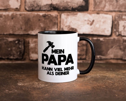 Mein papa kann viel mehr als deiner | Bester lustiger Spruch Geschenk Humor