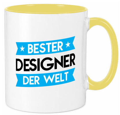 Bester Designer Beruf | Mode Geschenk Arbeit Kollegen Büro lustiger Spruch Tasse