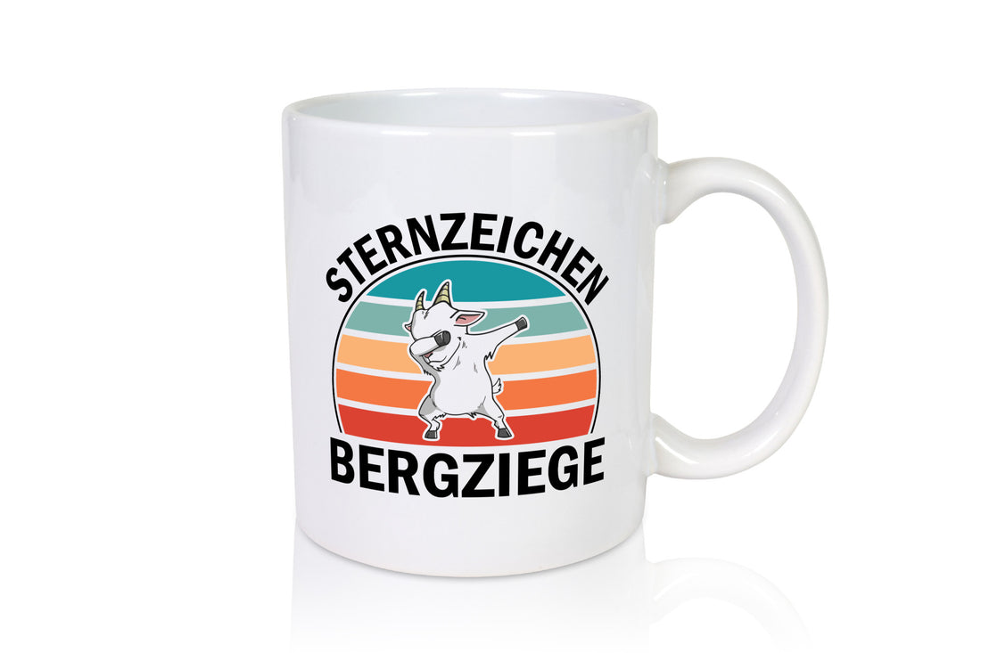 Sternzeichen Bergziege | Berge wandern Wanderer v2 Humor Geschenkidee Tasse