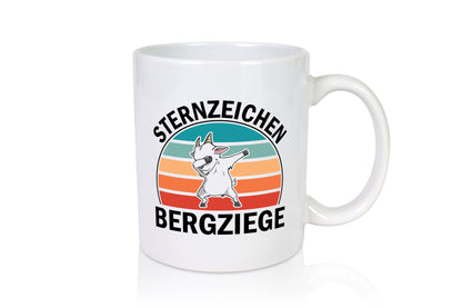 Sternzeichen Bergziege | Berge wandern Wanderer v2 Humor Geschenkidee Tasse
