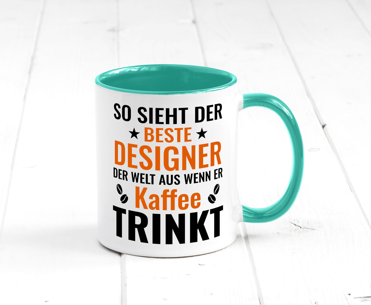 Kaffee trinkt: Designer Beruf | Mode Geschenkidee Arbeit Kollegen Büro Humor