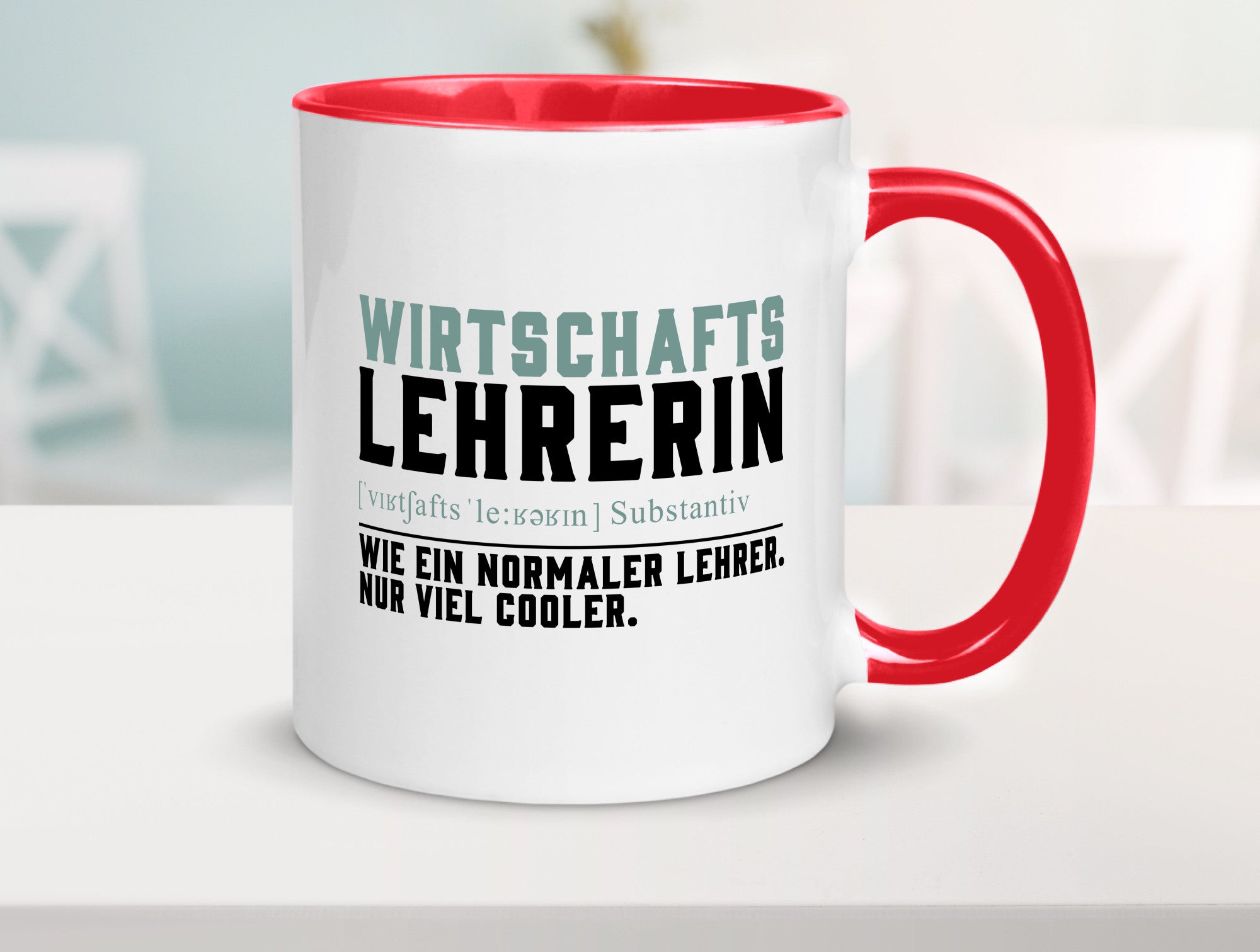Wirtschaftslehrerin | Unterricht Lieblingslehrerin lustig Humor Geschenkidee