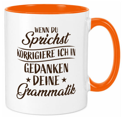 Grammatik korrigieren während du sprichst | Sterne lustig Humor Geschenkidee